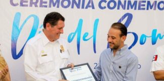 Reconoce Alcalde JM Unánue a Bomberos Conurbados Boca del Río-Veracruz en el Día del Bombero