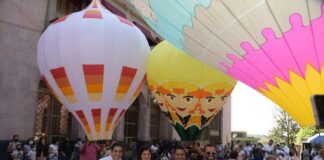 Presentan autoridades de San Andrés Tuxtla programa del festival del globo «Vuela San Andrés» en la capital del estado