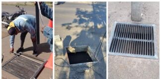 Autoridades de San Andrés Tuxtla repara alcantarillas averiadas