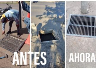 Autoridades de San Andrés Tuxtla repara alcantarillas averiadas