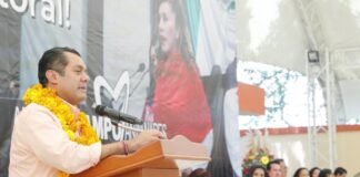 Respalda Sergio Gutiérrez Luna a la diputada Araceli Ocampo en Informe de Actividades