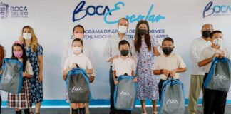 Alcalde JM Unánue pone en marcha el programa “Boca Escolar” en escuelas públicas de Boca del Río