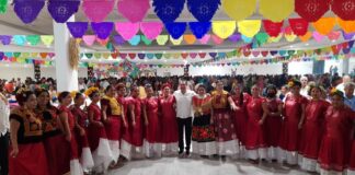 Celebra Sergio Gutiérrez Luna festividad istmeña en Minatitlán, su tierra natal