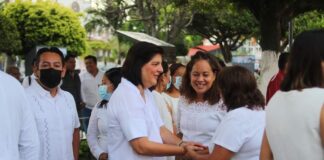 Inician actividades del mes patrio en San Andrés Tuxtla