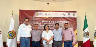 Alcaldesa de San Andrés Tuxtla firma Convenio para el Fortalecimiento y Desarrollo Municipal