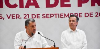 Celebra Amado Cruz anuncios del Gobernador Cuitláhuac para Coatzacoalcos