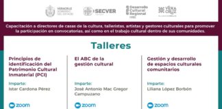 Ofrece IVEC talleres de capacitación a personal de Casas de Cultura