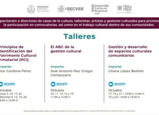 Ofrece IVEC talleres de capacitación a personal de Casas de Cultura