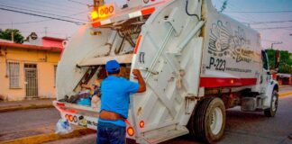 Gobierno de Coatzacoalcos intensifica rutas de recolección de basura
