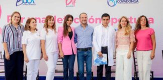 Alcalde de Boca del Río y presidenta del DIF Municipal arrancan campaña de salud “Por una detección oportuna”