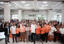 Dejan a Dante Jr MC en Veracruz; Xóchitl Arbesú, delegada estatal de Mujeres Dante Delgado Morales, al frente del Consejo Estatal de MC.