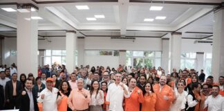 Dejan a Dante Jr MC en Veracruz; Xóchitl Arbesú, delegada estatal de Mujeres Dante Delgado Morales, al frente del Consejo Estatal de MC.