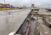 Una farsa la remodelación del malecón en Coatzacoalcos Malecón en Coatzacoalcos.