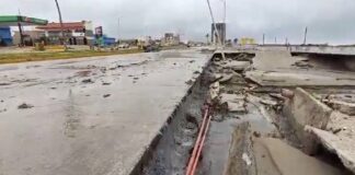Una farsa la remodelación del malecón en Coatzacoalcos Malecón en Coatzacoalcos.
