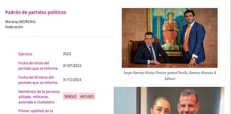Narcocracia, vida pública y secreta en México Claudia Sheinbaum, presidenta de México y Sergio Ramírez Muñoz, abogado de El Mayo Zambada y militante de Morena. (Imagen tomada de las redes sociales)