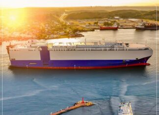 Avanza prueba operativa del Corredor Interoceánico; barco llevará autos de Coatzacoalcos a EU En prueba operativa el Corredor Interoceánico.