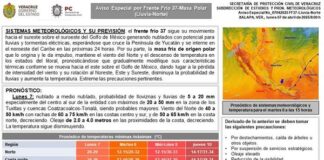 Frente Frío 37 provoca descenso en temperaturas y ligeras lluvias en el sur Afectaciones del Frente Frío 37 2025