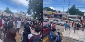 Estudiantes agreden a director del CETis 78 en Altamira, Tamaulipas tras acusaciones de acoso Estudiantes golpean a director de CETIs acusado de acoso
