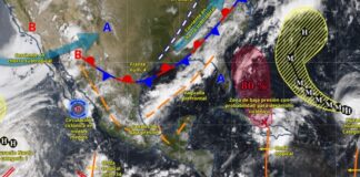 Prevén lluvias y granizo por frente frío y monzón en más de 10 estados este fin de semana El SMN alerta por luvias y caída de granizo