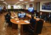 CSP encabeza reunión para revisar situación de emergencia por inundaciones en cinco estados Revisan a través de videoconferencia emergencia que prevalece por inundaciones en cinco estados