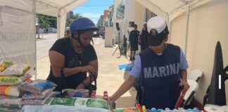 Envían a Veracruz 23 toneladas de víveres recolectados en los 32 centros de acopio instalados en la CDMX La titular de la CNPC descartó que exista algún riesgo sanitario en las zonas afectadas y confirmó que cuentan con el apoyo de la Secretaría de Salud federal y las instituciones estatales