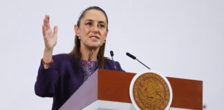 ‘La política exterior la define México’, revira Claudia Sheinbaum a Christopher Landau CSP dijo que la Marina sigue con la búsqueda del náufrago que presuntamente sobrevivió el domingo al ataque a narcolanchas