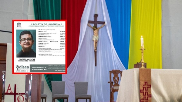 Desaparece Ernesto Baltazar Hernández Vilchis, obispo de la Diócesis de Cuautitlán En un comunicado, el prelado pidió a la comunidad mantener la esperanza y orar por el pronto regreso del sacerdote