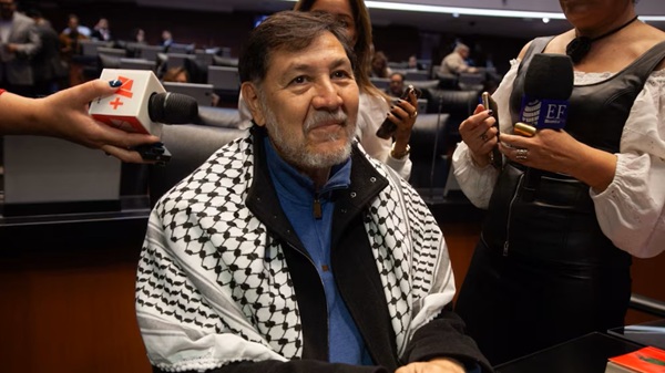 Gerardo Valencia dijo que en Morena ponen lonas que dicen ‘Palestina Libre’, pero esa hipocresía ya característica en ellos no les da para pedir un Michoacán libre de cuotas y de extorsiones