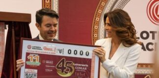 Develan billete de Lotería Nacional por los 45 años de la Comisión Mexicana de Ayuda a Refugiados En este 45 aniversario celebra una de las expresiones más nobles de la identidad nacional: la tradición humanitaria y hospitalaria de México