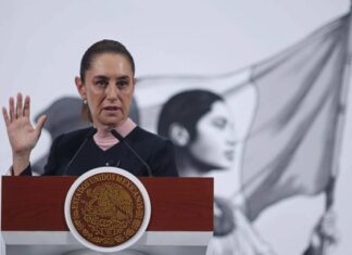 EU debe respetar protocolo de coordinación con México en operativos contra ‘narcolanchas’: Sheinbaum CSP dijo que existe un protocolo que establece que cuando EU identifique el tráfico de embarcaciones con cargamentos ilegales debe notificar a México