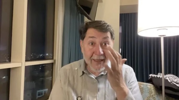 Noroña El senador morenista relató cómo se vive en un campamento