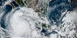 Huracán Priscilla se intensifica a categoría 2 Exhortan a la población a estar atentos a los avisos del SMN, Conagua y PC