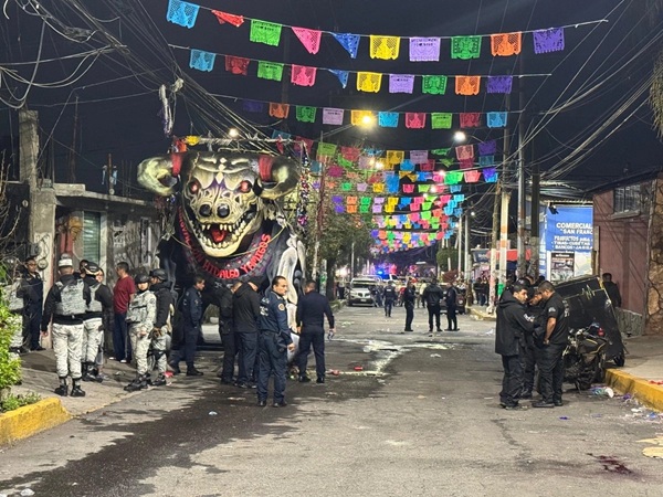 Tlahuác Derivado del incidente se suspende la celebración mientras las autoridades realizan las diligencias correspondientes