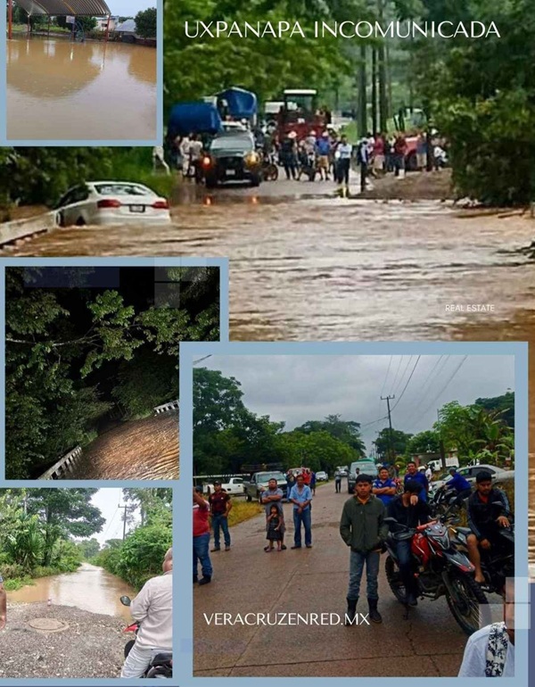 Uxpanapa Los habitantes esperan que las autoridades aceleren obras de rehabilitación y construcción de puentes
