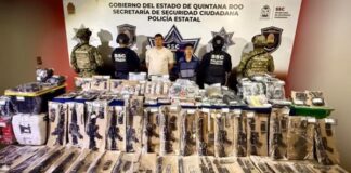 Golpe al CJNG en el Caribe: Detienen a dos de sus operadores en Quintana Roo Dos operadores logísticos del CJNG fueron capturados en un trabajo conjunto de autoridades de Quintana Roo y la Secretaría de Marina