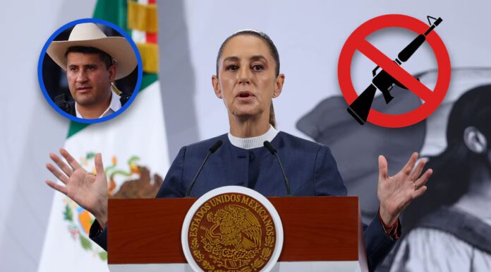 Sheinbaum reacciona a críticas por asesinato de Carlos Manzo: ‘No habrá otra guerra contra el narco en Michoacán’ CSP criticó la movilización ciudadana por el crimen del alcalde de Uruapan, Carlos Manzo, aseguró que no habrá otra guerra contra el narco en Michoacán