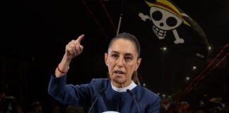 Sheinbaum critica convocatoria en redes para marcha del 15 de noviembre: ‘Son cuentas impulsadas con IA’ Jóvenes de Nepal, Indonesia, Francia y Filipinas, han usado la bandera para realizar movilizaciones de protesta