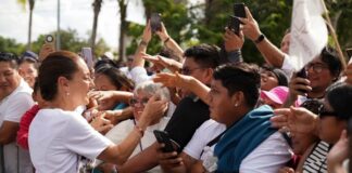 Seguirá aumentando el salario mínimo, dice Sheinbaum en QR; entrega 225 departamentos CSP recordó su plan sexenal de construir un millón 200 mil en todo el país, para trabajadores que ganen entre uno y dos salarios mínimos