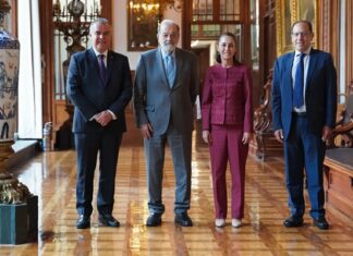 Sheinbaum se reúne con Carlos Slim, Francisco Cervantes y directivos de HSBC CSP dio a conocer que también recibió en Palacio Nacional a Michael Roberts, director ejecutivo de HSBC y a Jorge Arce, director general de HSBC México