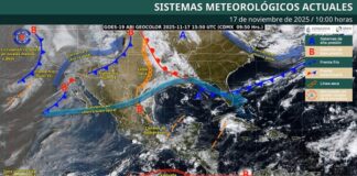 Llega el frente frío 15: Conagua pronostica lluvias fuertes El pronóstico indica que las lluvias más intensas se concentrarán en Baja California, Oaxaca y Chiapas
