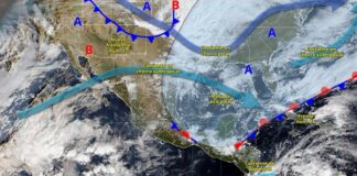 Frente frío 17 impactará a Tamaulipas, Veracruz y Coahuila este domingo; prevén lluvias y viento fuerte El nuevo frente frío reforzará el descenso térmico en varias regiones del país de acuerdo con el reporte del SMN para este domingo
