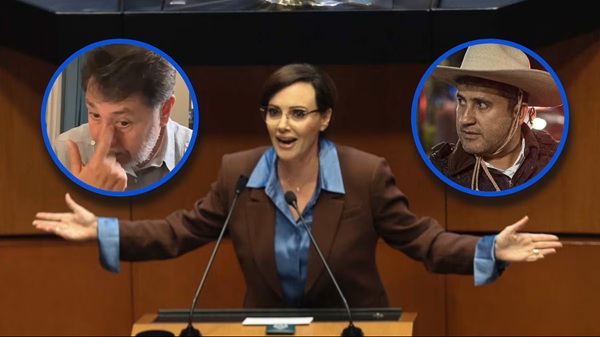 Lilly-Gerardo Lilly Téllez se refiere a Gerardo Fernández como imbécil y payaso por no mostrar la misma indignación por el asesinato de Carlos Manzo