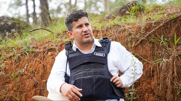 Manzo Carlos Manzo señaló que la solicitud de ayuda a García Harfuch se debía a la creciente violencia generada por el crimen organizado en Uruapan