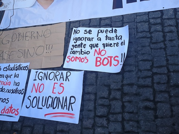 Marcha Las descalificaciones hacia la movilización no abonan para nada en gobernabilidad pero parece que la tía Berrinches, igual que el régimen, minimiza las protestas y se victimizan