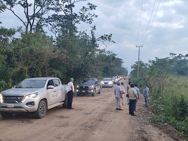 Plan de Justicia Los recorridos son parte del proceso técnico requerido para que los caminos puedan ser incorporados al presupuesto federal 2026 bajo el modelo de construcción artesanal