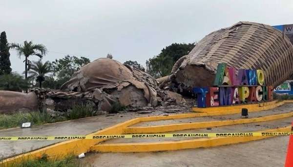 Colotero Autoridades municipales no reportaron personas lesionadas y se espera que en las próximas horas se emita información oficial sobre las causas exactas del desplome y las acciones a seguir