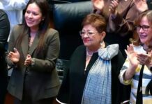Senadores designan a Ernestina Godoy como nueva titular de la FGR Con 127 votos emitidos, 97 resultaron a favor de quien fungía encargada del despacho de la FGR, tras la renuncia de Alejandro Gertz Manero