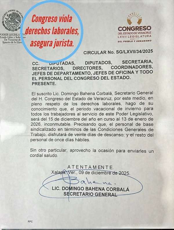 LegisVer-Discriminación La denuncia de Llanes Gil no sólo exhibe un trato desigual e injustificado, sino que coloca bajo escrutinio la coherencia del Congreso de Veracruz