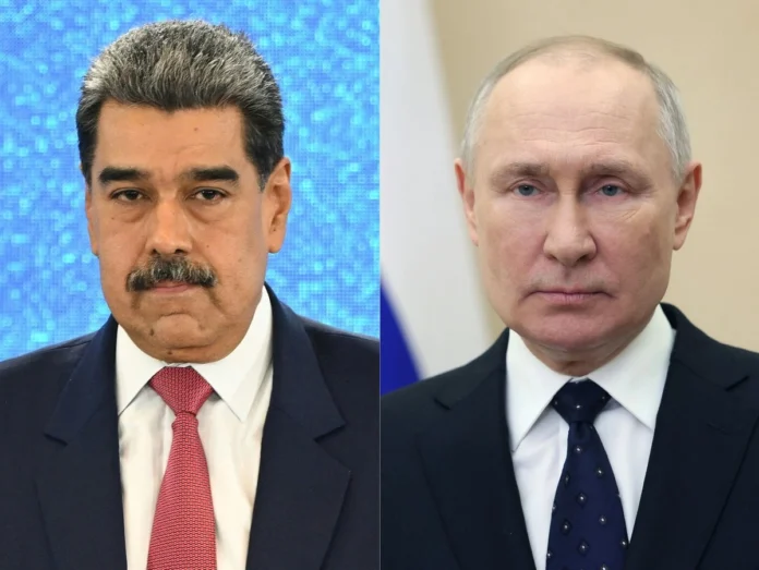 Putin-Venezuela Vladimir Putin ofreció su apoyo a Nicolás Maduro, después de que Estados Unidos incautara un petrolero frente a las costas de Venezuela