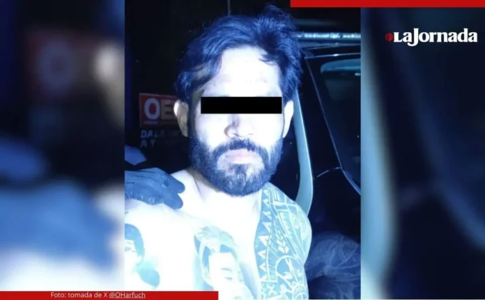 Tras la detención de Édgar Rodríguez 'El Limones' en Durango, se le traslado a CDMX y fue presentado ante la Fiscalía Especializada en Materia de Delincuencia Organizada